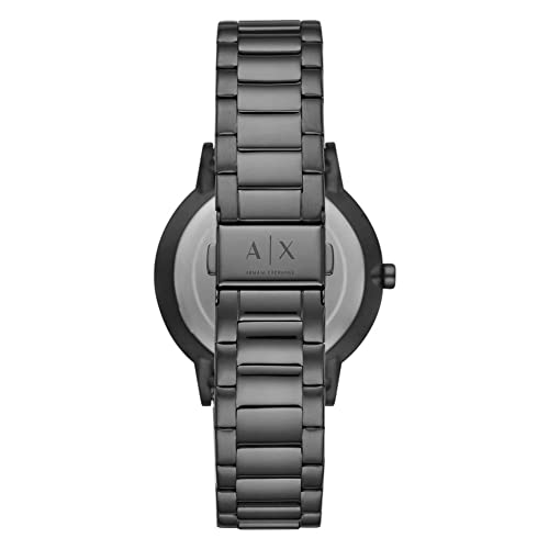 Armani Exchange Watch for Men, Quartz Movement and 42mm Case Size with Stainless Steel, Leather or Silicone Strap