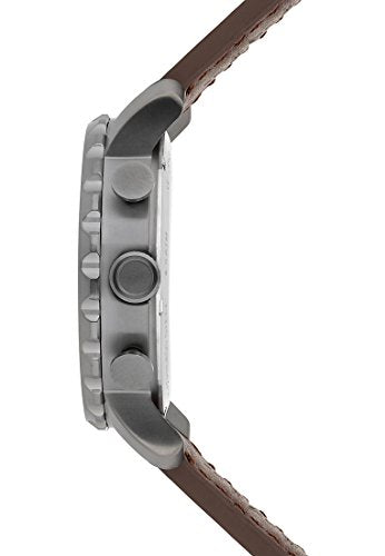 Fossil Nate Uhr Für Herren, Quarzwerk Chronograph Mit Edelstahl- Oder Lederarmband
