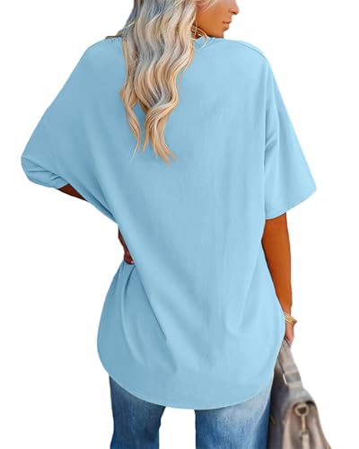 Tomwell Women’s Oversized T-Shirt – Butterfly Design