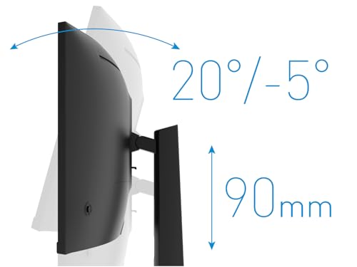 ODYS i27 Monitor - 27-Zoll-Bildschirm im rahmenlosen Design, Full HD, 100 Hz, mit HDR, IPS Panel, FreeSync, HDMI, USB-C, 3,5mm Audio