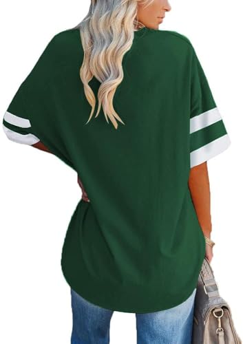 Ebifin Women's Oversized V-Neck T-Shirt