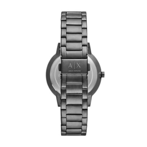 Armani Exchange Watch for Men, Quartz Movement and 42mm Case Size with Stainless Steel, Leather or Silicone Strap