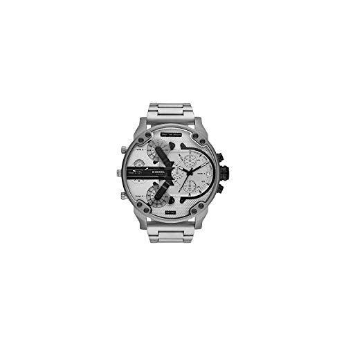 Diesel Mr. Daddy Men's Multifunctional Watch with Silicone, Stainless Steel or Leather Strap