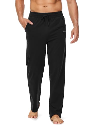 Butrends Men’s Cotton Joggers – Straight Leg Yoga & Training Pants