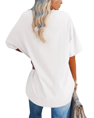 Tomwell Women’s Oversized T-Shirt – Butterfly Design