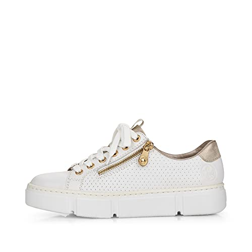 Rieker Women's Low-Top Sneaker N5932 – Stylish Leather Sneakers