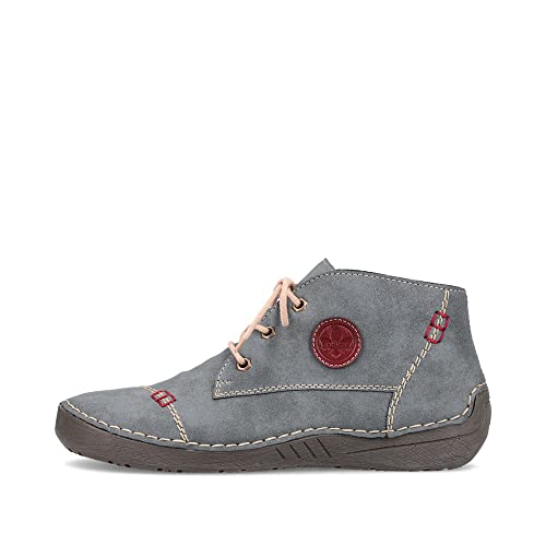 Rieker Women’s Comfort Shoes 52540 – Lace-Up Low Shoes