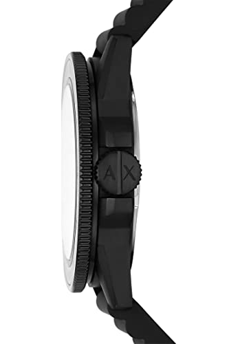 Armani Exchange Watch for Men, Quartz Movement and 42mm Case Size with Stainless Steel, Leather or Silicone Strap