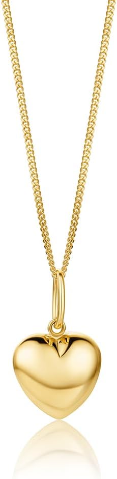 MIORE Women's Gold Heart Necklace