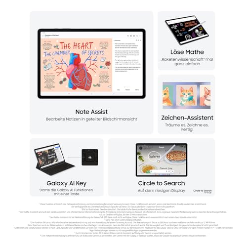 Samsung Galaxy Tab S10+ AI Tablet, Android Tablet, 12 GB RAM