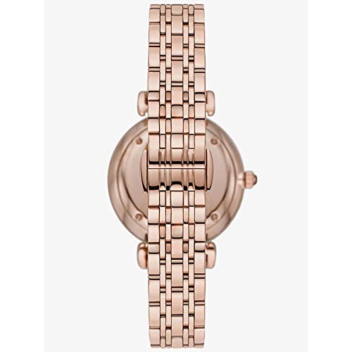 Emporio Armani Ladies Watch with Two Hands Quartz Movement and 32mm Case with Stainless Steel, Leather or Silicone Strap