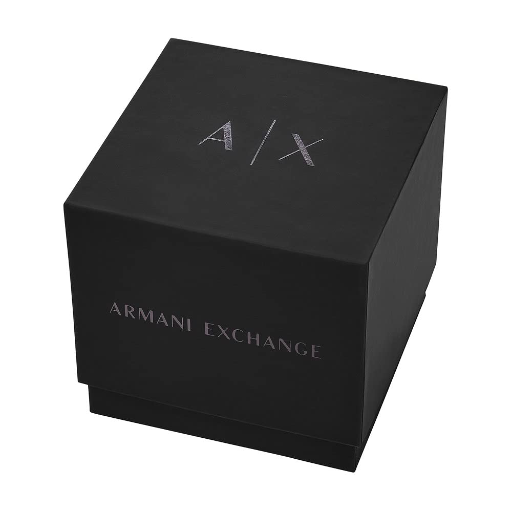 Armani Exchange Watch for Men, Quartz Movement and 42mm Case Size with Stainless Steel, Leather or Silicone Strap