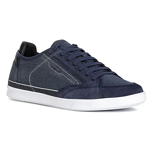 Geox Men’s U Walee A Sneakers – Lightweight Canvas Trainers