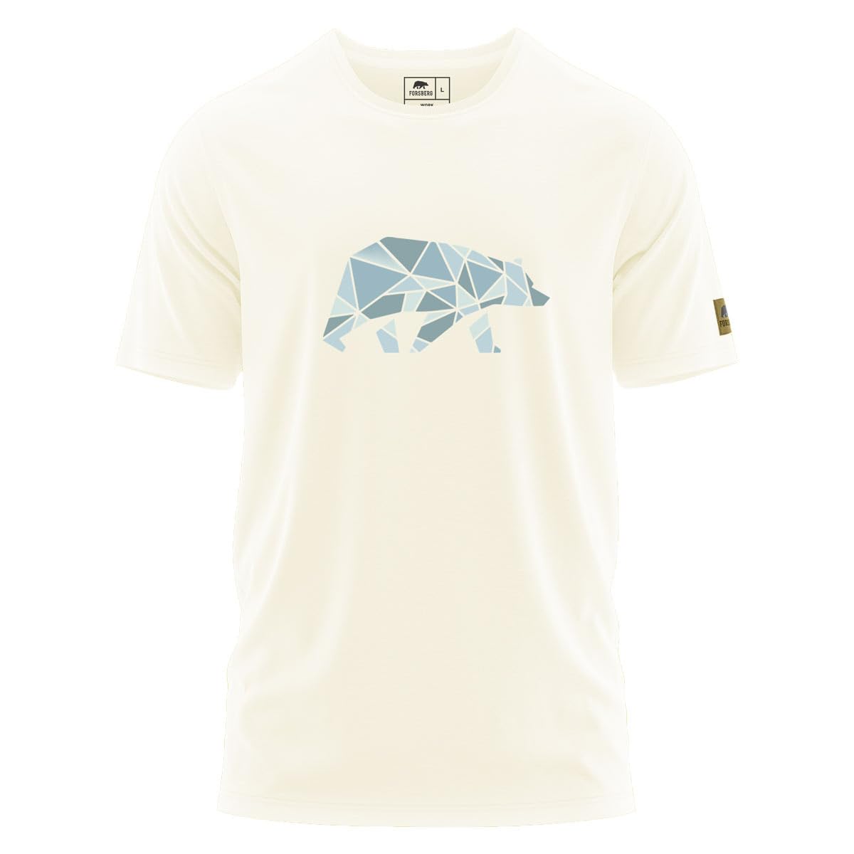 FORSBERG Espenson Men's T-Shirt – Bear Logo Tee with Modern Comfort
