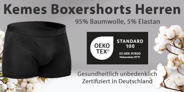 Kemes Men’s 10-Pack Cotton Boxer Shorts