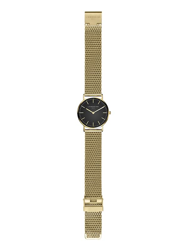 Liebeskind Berlin stainless steel watch with adjustable mesh strap