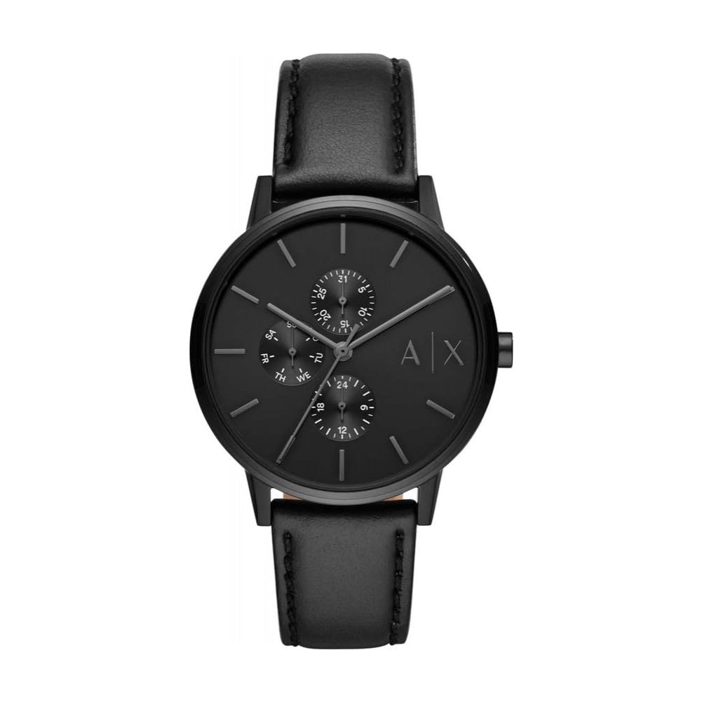 Armani Exchange Herren-Multifunktionsuhr, Edelstahluhr, 42 mm Gehäusegröße