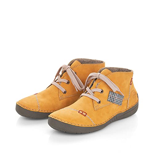 Rieker Women’s Comfort Shoes 52540 – Lace-Up Low Shoes