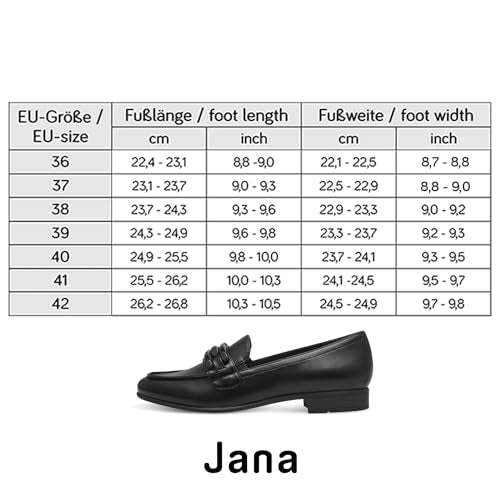 Jana Women’s Slip-On Shoes with Block Heel