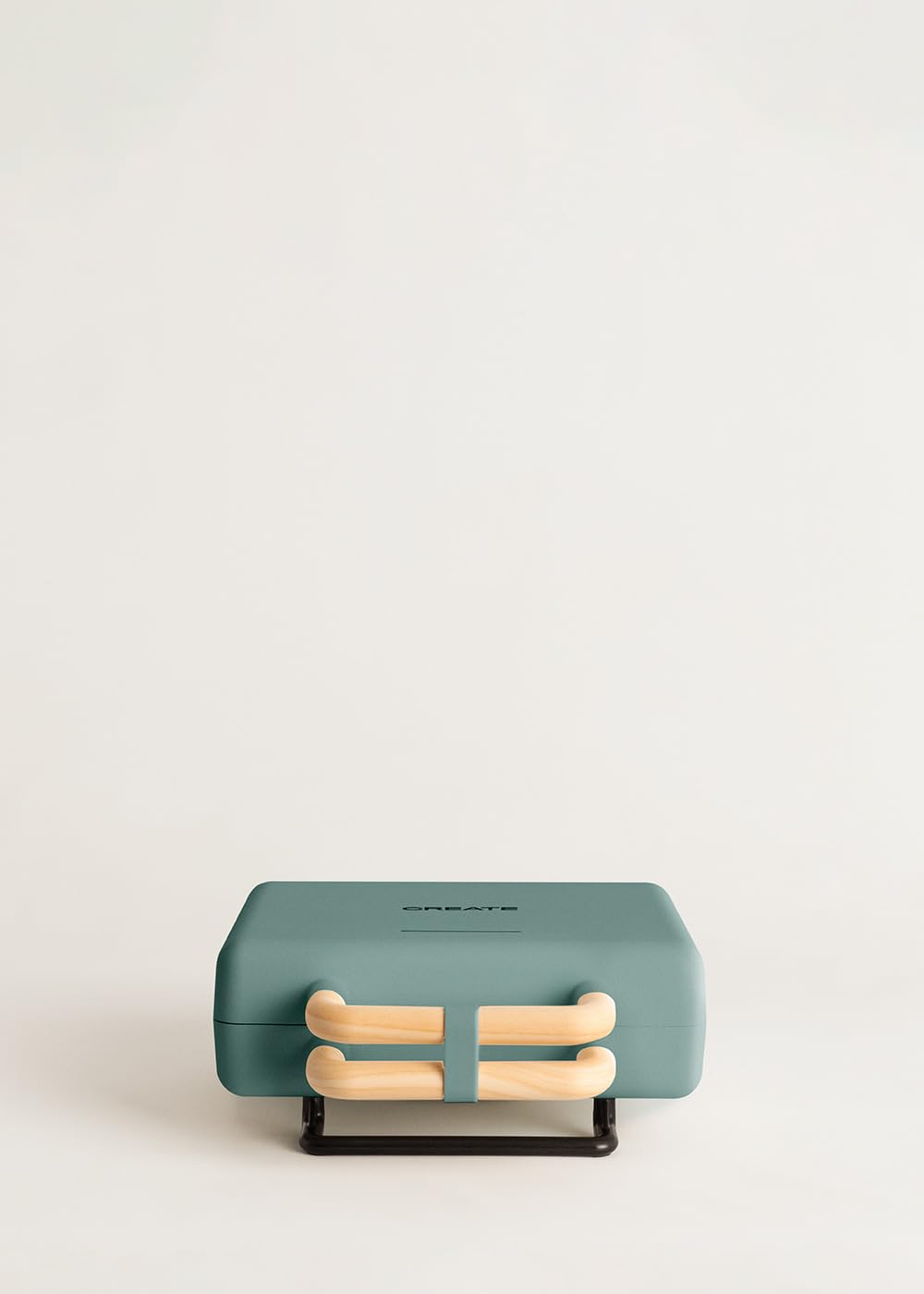 CREATE/STONE STUDIO/Sandwichmaker und Waffeleisen in Rosa-Barbie / 2 austauschbare Antihaftplatten, 1 Scheibe, 100º Offnung, BPA-frei, 105º Öffnung, Cool-Touch-Griff, 600W