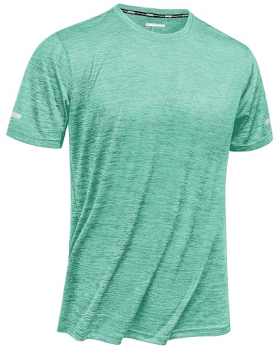 Men’s Quick-Dry Heathered Sports T-Shirt