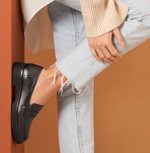 Jana Women's Vegan Slippers with Block Heel – Stylish & Comfortable