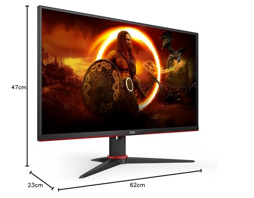 AOC Gaming CU34G2XPD – 34-Zoll-WQHD-Curved-Monitor, 180 Hz, schnelle VA, 1 ms GTG, FreeSync Premium, HDR400, höhenverstellbarer Standfuß (3440 x 1440, HDMI, DisplayPort, USB-Hub)