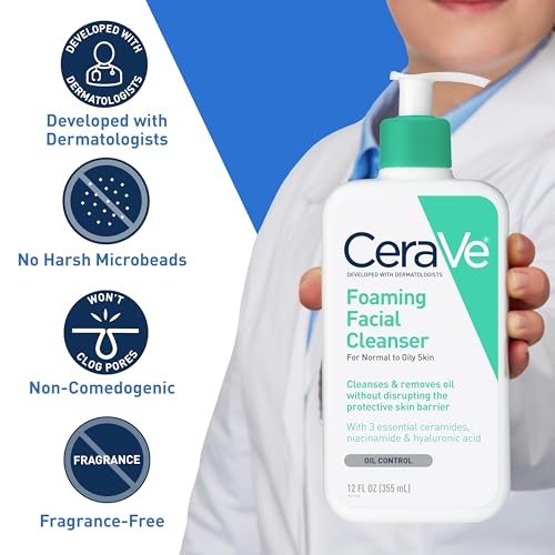 CeraVe Foaming Facial Cleanser Oil Control & Hydration