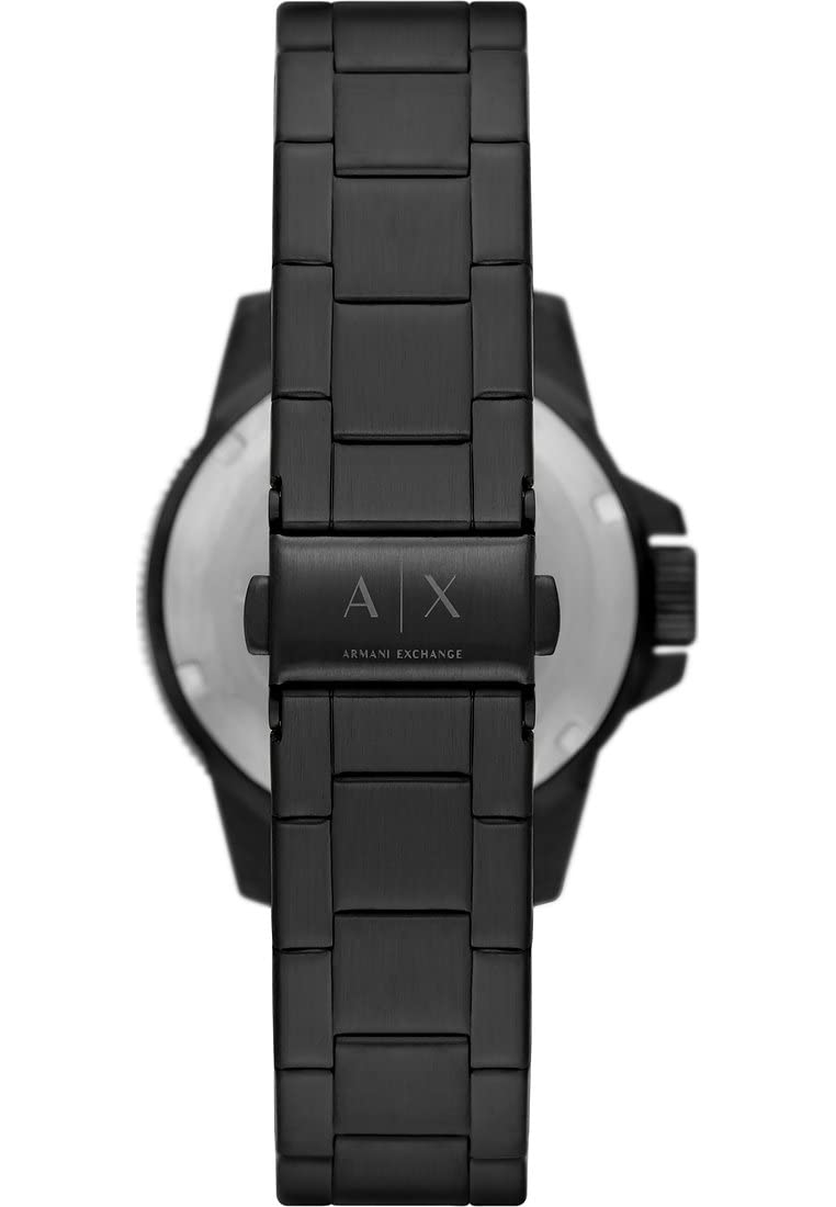 Armani Exchange Watch for Men, Quartz Movement and 42mm Case Size with Stainless Steel, Leather or Silicone Strap