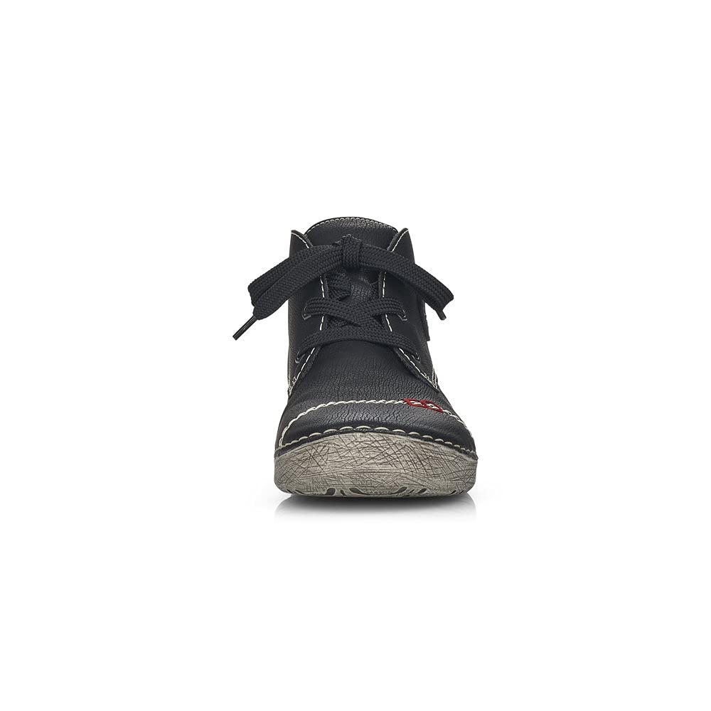 Rieker Women’s Comfort Shoes 52540 – Lace-Up Low Shoes