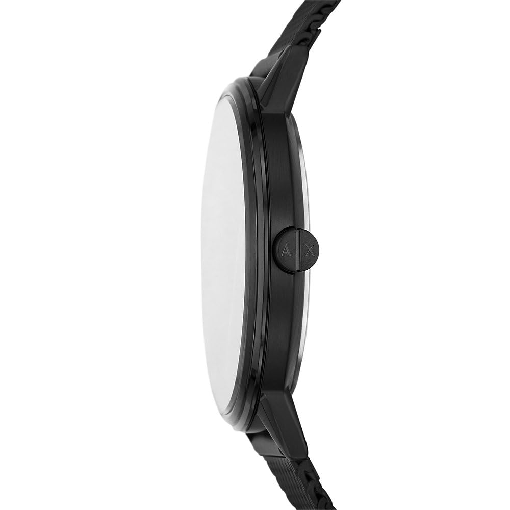 Armani Exchange Watch for Men, Quartz Movement and 42mm Case Size with Stainless Steel, Leather or Silicone Strap
