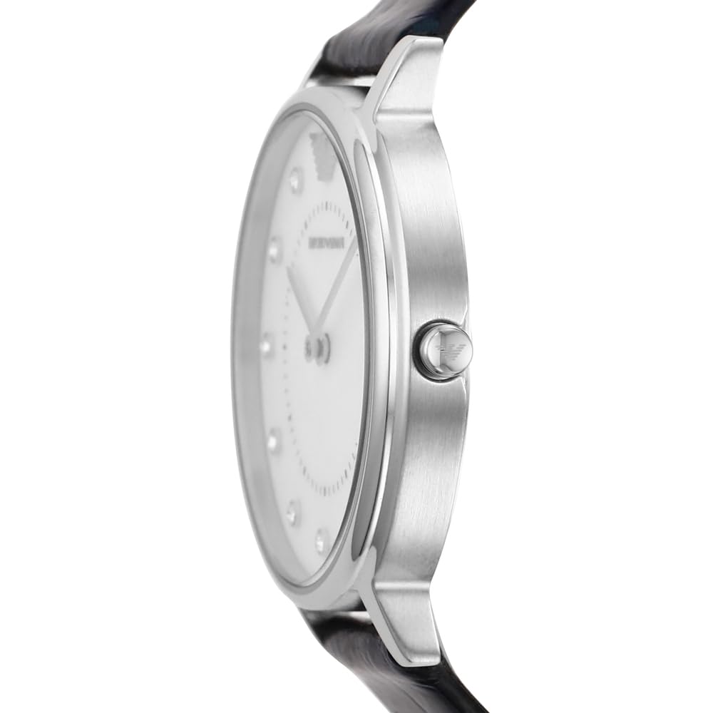Emporio Armani ladies' two-hand stainless steel watch, 32 mm case size