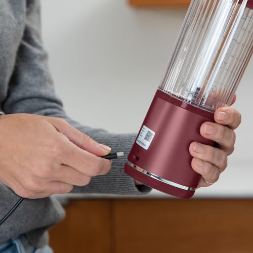 Ninja Blast Tragbarer Mixer / Blender / Smoothie Maker, 530ml Becher, Auslaufsicherer Deckel, Leistungsstarker Mini Standmixer, Kabellos & Wiederaufladbar, Zerkleinert Eis & Obst, Schwarz