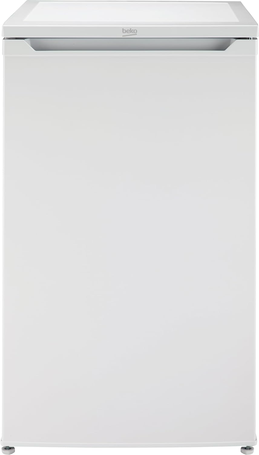 Beko TS190040N freestanding refrigerator, 88 l total capacity, reversible door hinge, good lighting in the device, 38 dB, robust glass shelves, white