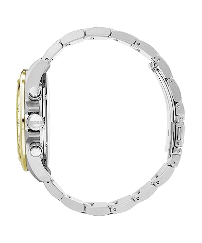 BOSS Chronograph Quartz Watch for Men with Silver Stainless Steel Bracelet