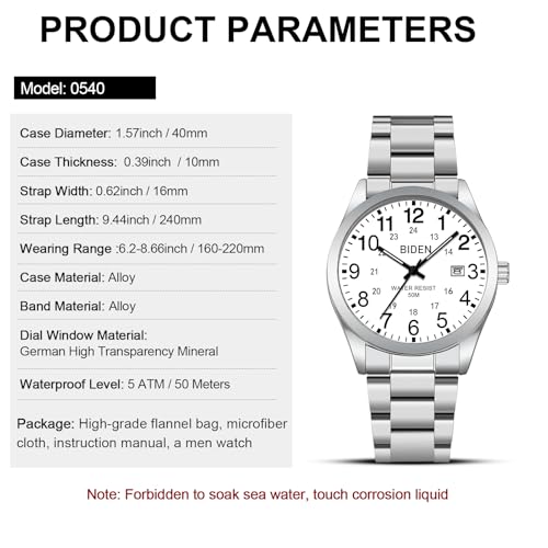 LN LENQIN Uhren Herren Edelstahl Uhren für Männer Analog Quarz Herren Uhr 30M Wasserdicht Armbanduhr Herren Mode Casual Designer Uhr