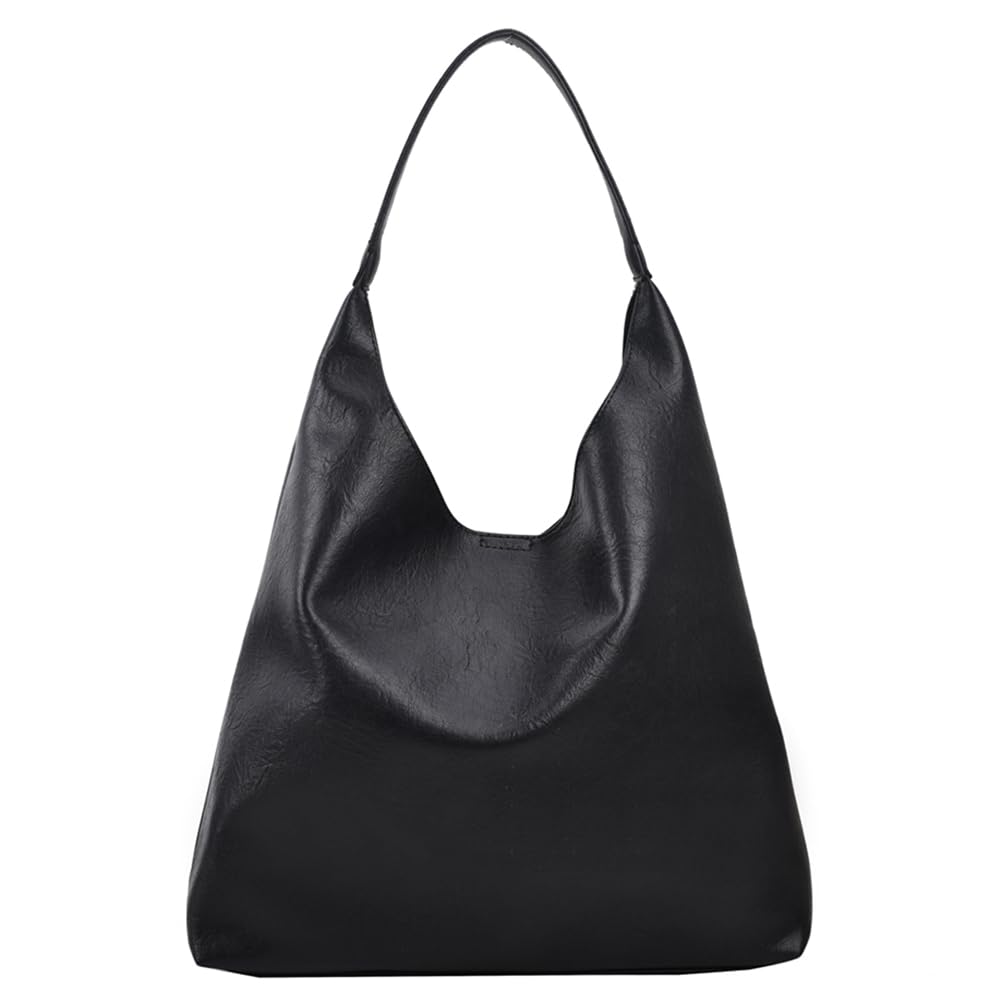 Large PU Leather Tote Bag – Women’s Soft Shoulder Handbag with Coin Purse