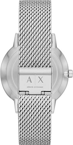 Armani Exchange Herren-Multifunktionsuhr, Edelstahluhr, 42 mm Gehäusegröße