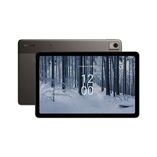 Nokia T21 Android 12 LTE Tablet, 10.36" Display, 18W Fast Charging, Gray