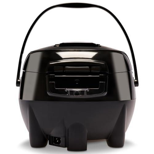 REISHUNGER Digitaler Reiskocher & Dampfgarer Grau | 1,5 L bis 8 Personen | Warmhaltefunktion, Timer & Premium Innentopf | Multikocher, 12 Programme, 7-Phasen-Technologie