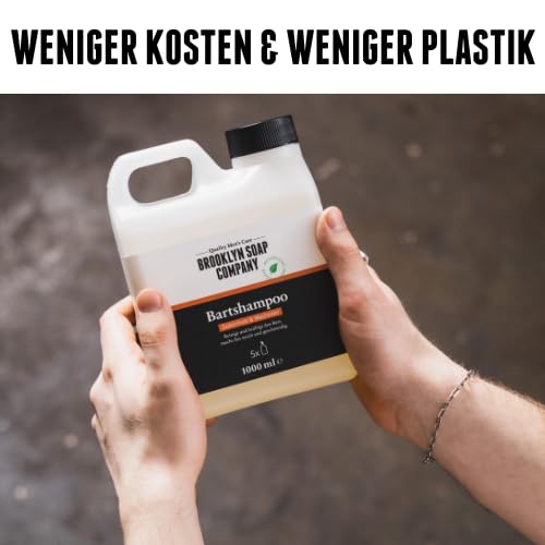 Bartshampoo (200ml) · BROOKLYN SOAP COMPANY · Bartseife reinigt und pflegt den Bart ✓ · reduziert Schuppen ✓