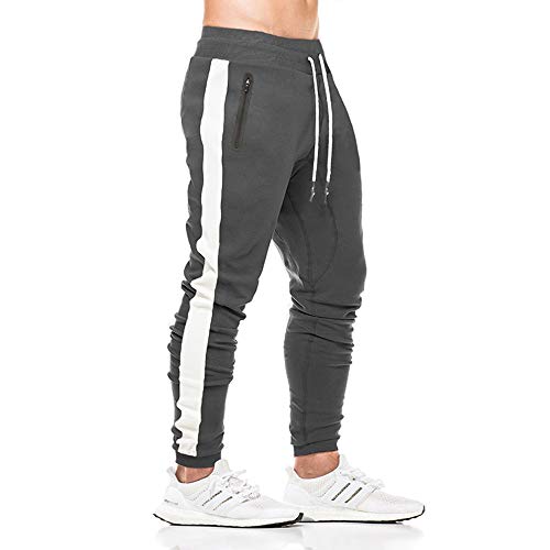 Tansozer Men’s Jogging Pants – Cotton Fitness Trousers
