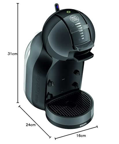 NESCAFÉ DOLCE GUSTO MINI ME by KRUPS arctic-grey/ schwarz automatische Kaffeekapselmaschine