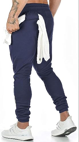 Men’s Slim Fit Cotton Jogging Pants – Long Sports Trousers