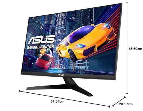 ASUS Eye Care VY249HF - 24 Zoll Full HD Monitor - 100 Hz, 1ms MPRT, AdaptiveSync - IPS Panel, Vesa 100x100, 16:9, 1920x1080, HDMI