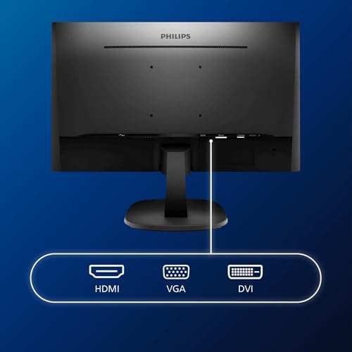 Philips 241V8L - 24 Inch FHD Monitor, AdaptiveSync (1920 x 1080, 75 Hz, VGA, HDMI) Black