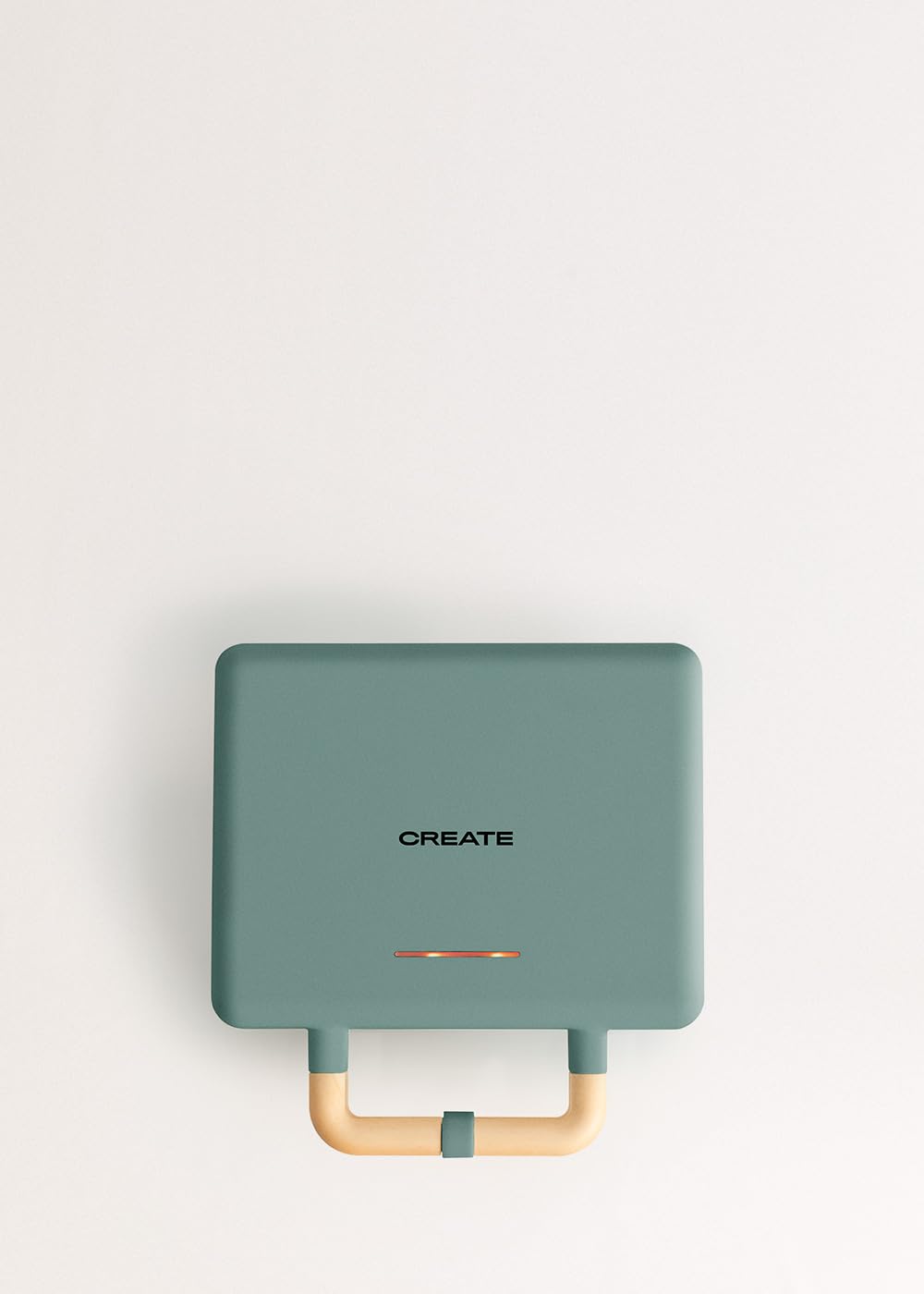 CREATE/STONE STUDIO/Sandwichmaker und Waffeleisen in Rosa-Barbie / 2 austauschbare Antihaftplatten, 1 Scheibe, 100º Offnung, BPA-frei, 105º Öffnung, Cool-Touch-Griff, 600W