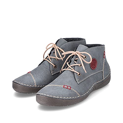 Rieker Women’s Comfort Shoes 52540 – Lace-Up Low Shoes
