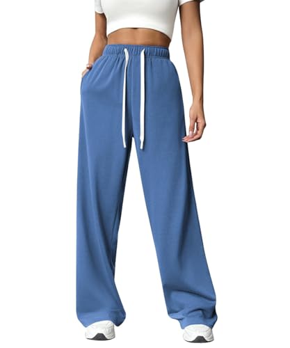 Women’s High-Waist Jogging Pants – Cotton Baggy Training Pants