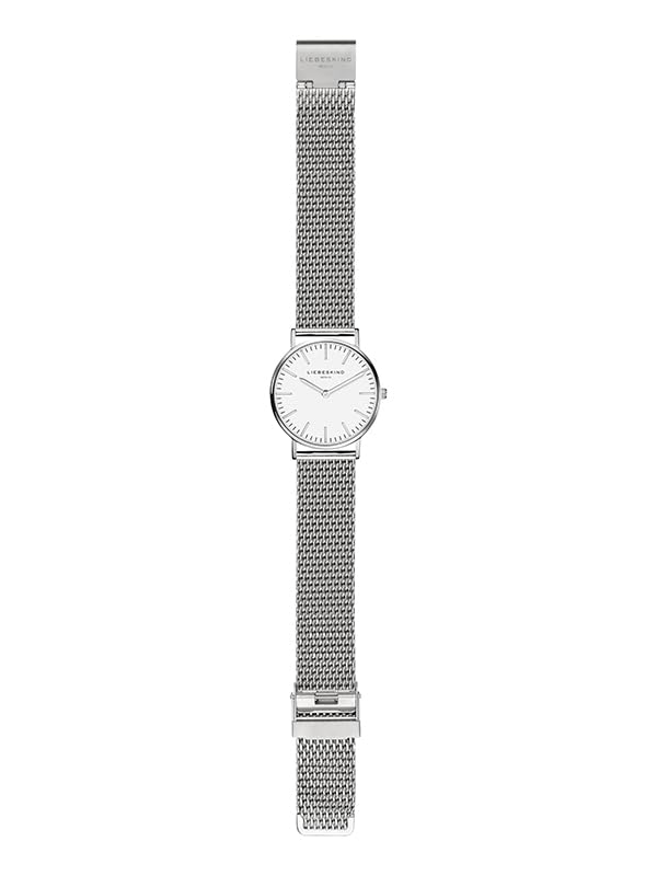 Liebeskind Berlin stainless steel watch with adjustable mesh strap